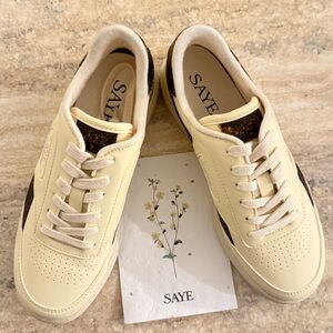 SAYE Modelo ‘89 Vegan Sneakers – Mango Cream – Size EU 37 / US 6,5– NWT